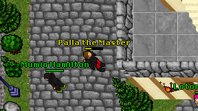 Palla the Master on screen