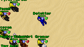 Detektor on screen