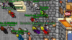 Meri on Aldora on screen