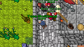 Toon Skull head on screen