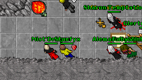 Starfyx on screen