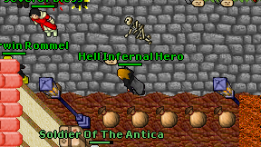 Hell Infernal Hero on screen