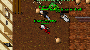 Dark'terro on screen