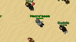 Necro'neon on screen