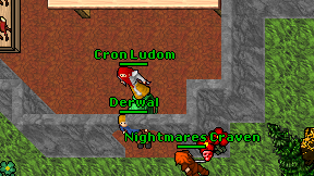 Cron Ludom on screen