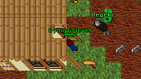Dying Griever on screen