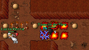 Tomcio de'fire on screen