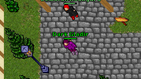 Dark Gladir on screen
