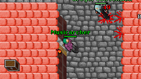 Musicarcher on screen