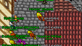 Never'shoow on screen
