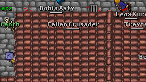 Fallen Crusader on screen