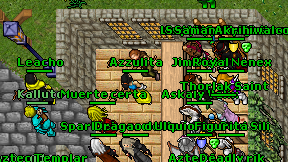 Azzulita on screen