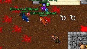 Caruso'Blood on screen