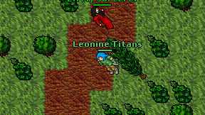 Leonine Titans on screen