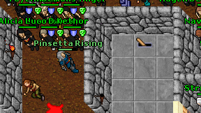Pinsetta Rising on screen