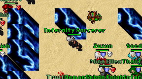 Infernity Sorcerer on screen