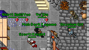 Szorti Knight on screen