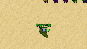 Gorrilla on screen
