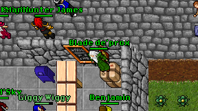 Blade de'prox on screen