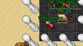 Lady Saphira on screen