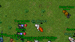 Sir Dizzel on screen