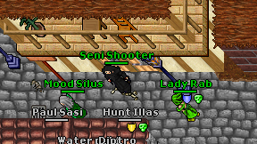 Seni Shooter on screen