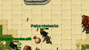 Peke violento on screen
