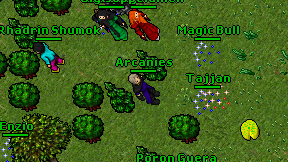 Arcanies on screen