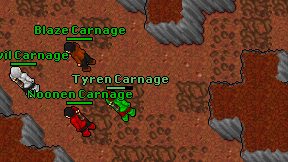 Tyren Carnage on screen