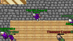 Mistik Guard on screen