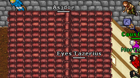 Eyes Tazerius on screen