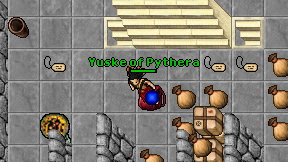 Yuske of Pythera on screen