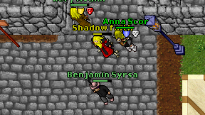 Shadow faith on screen