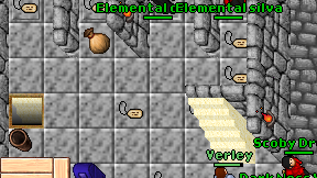 Elemental of over on screen