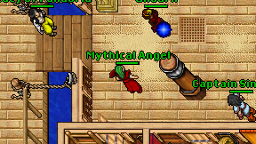 Mythical Angel on screen