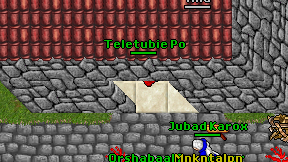 Teletubie Po on screen
