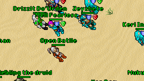 Open Batlle on screen