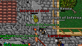 Inferno of dead on screen