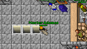 Master Adamas on screen