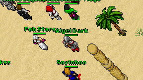 Algel Dark on screen