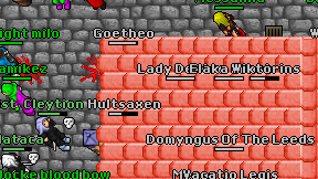 Lady Dextro on screen