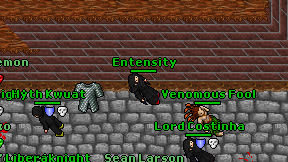 Entensity on screen