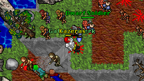 Kazeras on screen