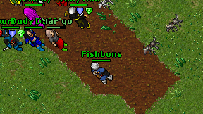 Fishbons on screen