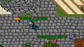 Fahier Flaming on screen