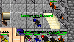 Legendary Wizzard on screen