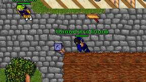 Haniataro Doom on screen