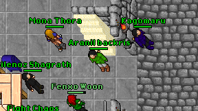 Aranil backris on screen
