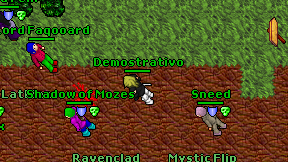 Demostrativo on screen