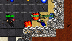 Mage Faceless on screen